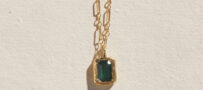 Pamela Love Fine 18K Leonor Emerald Pendant Necklace