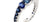 Ara Vartanian 18K White Gold Ring with Blue Sapphire
