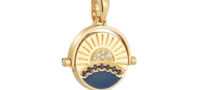 Renna 18K Nightscape Spin Pendant with Sapphires and Diamonds