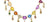 Daniela Villegas One of a Kind 18K Into The Deep Swim 'School' Necklace with Multi Color Sapphires and Diamond
