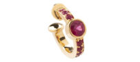 Ara Vartanian 18K Gold Ear Cuff with Ruby