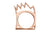 Carole Le Bris Perez 18K Basquiat Crown Ring with White Diamonds