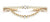 ONDYN Lumiere Double Diamond Cuff Bracelet