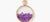 Aurelie Bidermann 18K Chivor Baby Medallion Necklace with Pink Sapphires