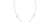 Diane Kordas 18K Five Shield Chain Necklace with White Diamonds