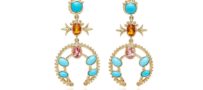 Marlo Laz Squash Blossom Earrings