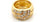 Cartier 18K Yellow Gold Ring with White Diamonds