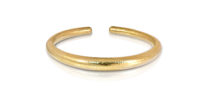 LALAoUNIS 18K Gold Hand Hammered Neolithic Bracelet