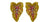 Silvia Furmanovich 18K Hand Crafted Marquetry Sculptural Leaf And Tourmaline Earring