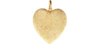 Carolina Bucci 18K Florentine Finish Heart Pendant