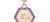 Walter\'s Faith 18K Customizable Dora Hexagon Necklace with Pink Sapphires