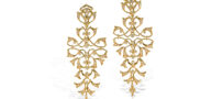 LALAoUNIS 18K Dangle Earrings with Diamonds