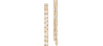 Deborah Pagani 18K Gold Disco Fringe Earrings with Diamonds