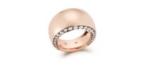 Walters Faith for Latest Revival 18K Rose Gold Ring with White Diamonds